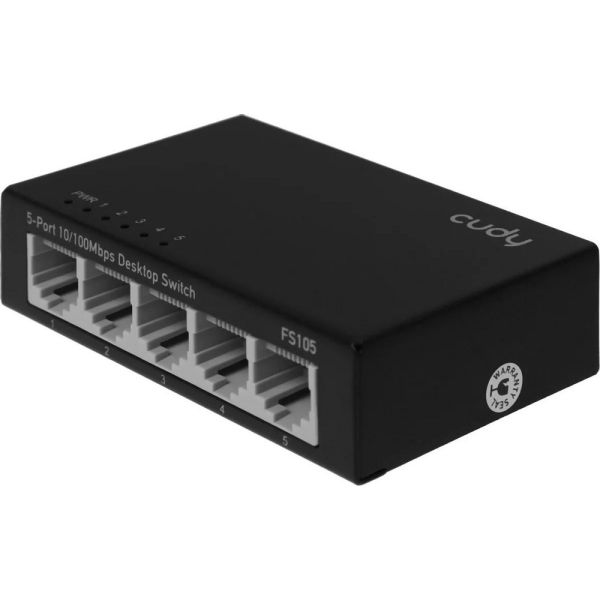 Коммутатор Cudy FS105 5x10/100 Мбит/сек, неуправляемый