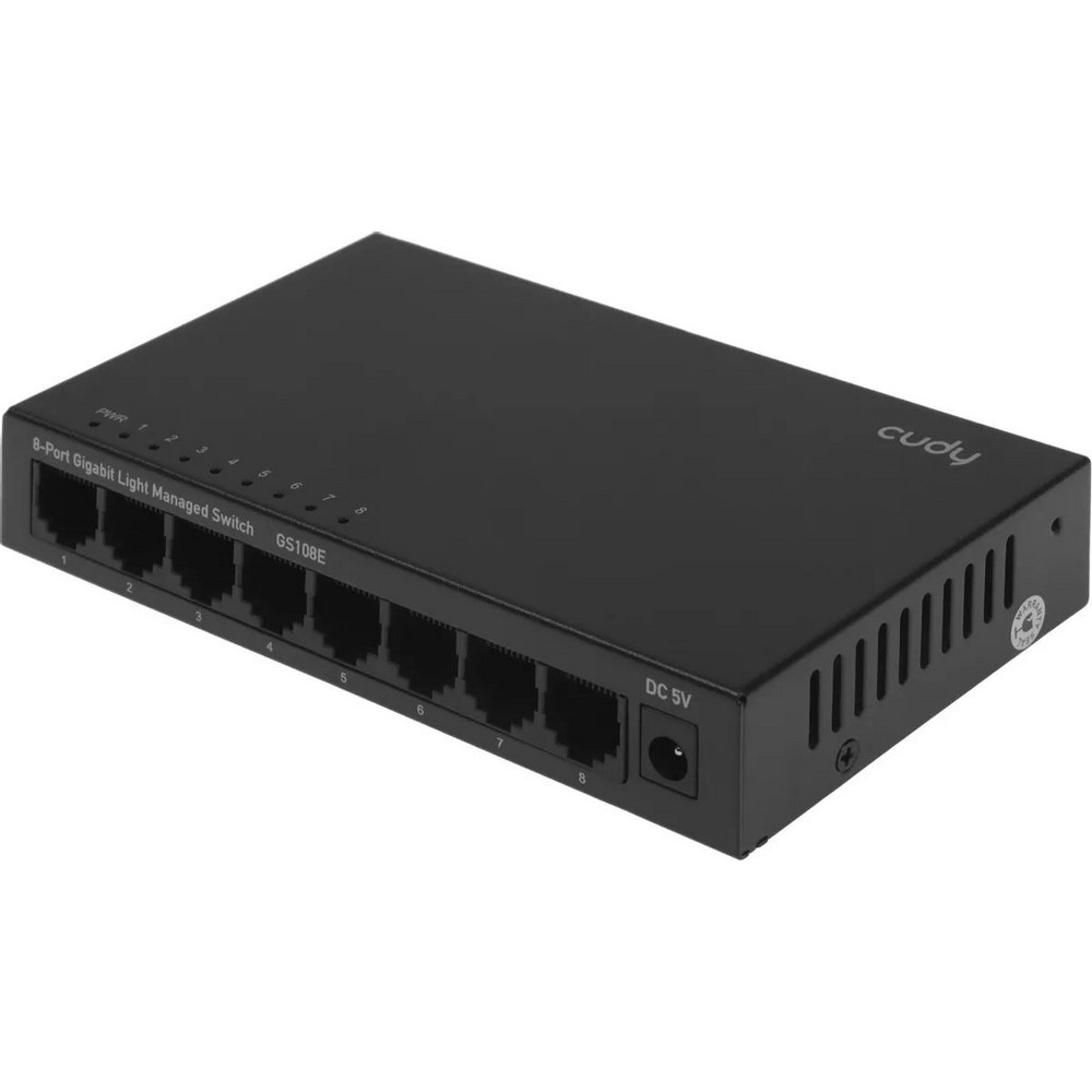 Коммутатор Cudy GS108E 8x10/100/1000 Мбит/сек, настраиваемый