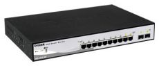 Коммутатор D-link DGS-1210-10P 10x10/100/1000 Мбит/сек, управляемый dgs-1210-10p/fl2a