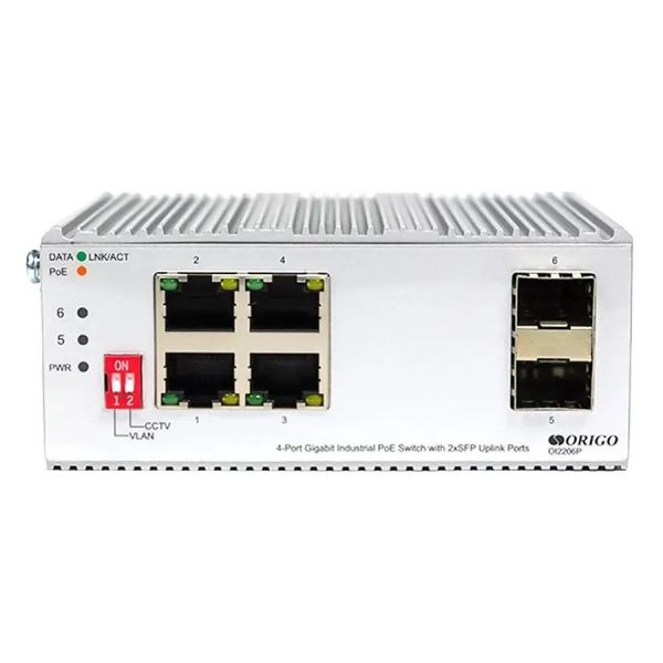 Коммутатор ORIGO OI2206P/120W x10/100/1000 Мбит/сек, неуправляемый oi2206p/120w/a1a