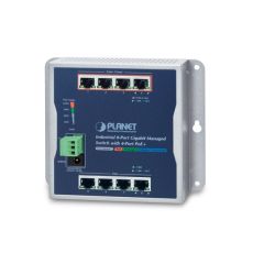 Коммутатор Planet WGS-804HPT 12x, индустриальный