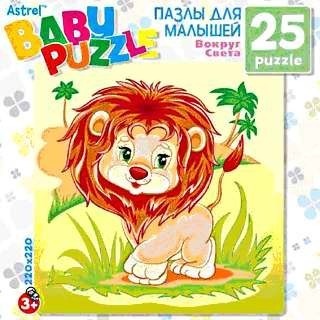 Настольная игра Astrel Games 6256 Пазл 25 Львенок Африка