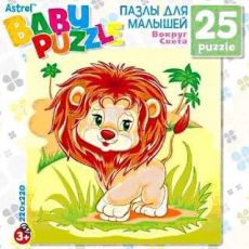 Настольная игра Astrel Games 6256 Пазл 25 Львенок Африка