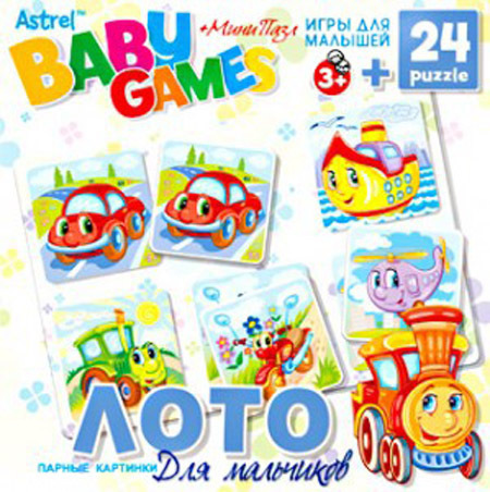 Настольная игра Astrel Games 6308 Лото для малышей