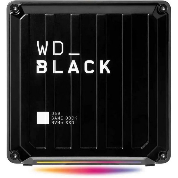 Внешний жесткий диск Western Digital D50 Game Dock [WDBA3U0010BBK-EESN], 1 Тб, SSD 1.8 